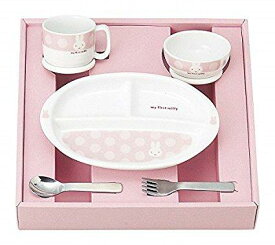 金正陶器(Kaneshotouki) マイファーストミッフィー　こども食器セット　ピンク　407752