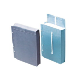 【まとめ買い10個セット品】 ファイル 布製図面袋 ZN-L03D ライトブルー 1冊【ECJ】
