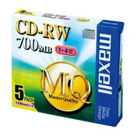 【まとめ買い10個セット品】 maxell PC DATA用 CD-RW CDRW80MQ.S1P5S 5枚【ECJ】