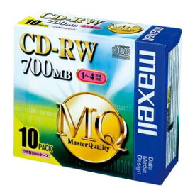 【まとめ買い10個セット品】 maxell PC DATA用 CD-RW CDRW80MQ.S1P10S 10枚【ECJ】