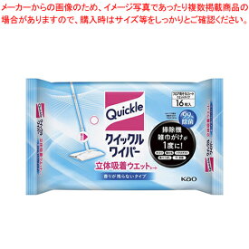 【まとめ買い10個セット品】クイックルワイパー 立体吸着ウエットシート 16枚入 327826 1個【ECJ】