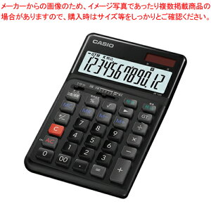 人間工学電卓 本格実務 12桁 ジャストサイズ JE-12D-BK-N ブラック 1台【ECJ】