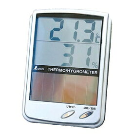 デジタル温湿度計 最高・最低ソーラーパネル 72989【ECJ】