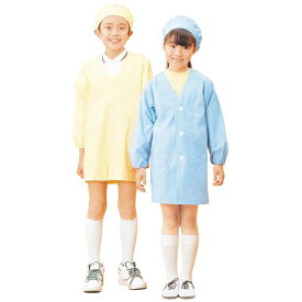 【まとめ買い10個セット品】学童給食衣シングル SKVA358 2号 M ブルー【ECJ】