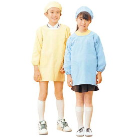 【まとめ買い10個セット品】学童給食衣割烹着型 SKVB361 1号 S クリーム【ECJ】