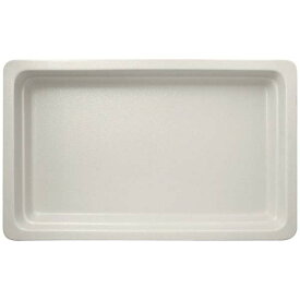 ラックポーセレン ガストロノームパン 角型 浅 2/3 スノーホワイト【ECJ】