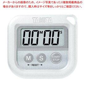 【まとめ買い10個セット品】タニタ 丸洗いタイマー 100分計 TD-376N ホワイト【ECJ】