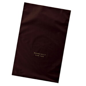 【まとめ買い10個セット品】 梨地ギフトバッグ ブラウン 10×18cm 100枚 61-802-99-1【ECJ】