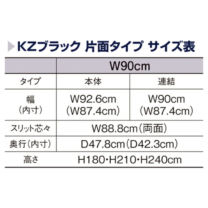 注目ショップ・ブランドのギフト 厨房卸問屋名調KZブラックボード 片面タイプ W90cm H240cm 本体 KZホワイト ボードタイプ W120cm 片面タイプ 本体 H270cm