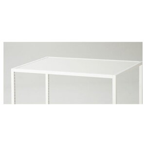 【まとめ買い10個セット品】スクエアフレーム用天板 W90×D90cm用 ホワイト 61-56-6-1【店舗什器 パネル 壁面 店舗備品 仕切 棚】【ECJ】