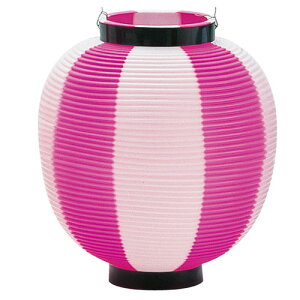 【まとめ買い10個セット品】ポリ提灯 大 ピンク白 25×21cm 61-247-11-4【 販促用品 イベント用品 ちょうちん・うちわ ちょうちん 】【販促用品 ディスプレー 提灯 照明 ちょうちん 照明 ちょうち