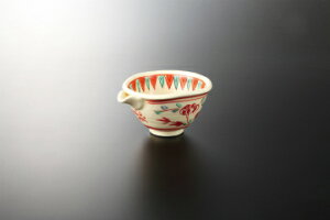 和食器 赤絵粟田貫入 片口小付 37K132-08 まごころ第37集 【キャンセル/返品不可】【ECJ】