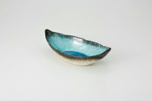 和食器 流泉 舟型小鉢 37K045-12 まごころ第37集 【キャンセル/返品不可】【ECJ】