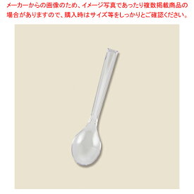 【まとめ買い10個セット品】HEIKO ヘイコープラスプーン 12.3cm 透明 バラ 1袋【ECJ】