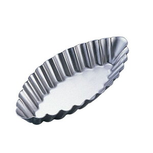 18-8タルトレット波型(ボート型) PP-634 大【ケーキ型 焼き型 プチケーキ型】 【バレンタイン 手作り プチケーキ型 焼型ステンレス 業務用お菓子の道具 お菓子の型 お菓子型 通販 お菓子作り型