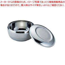 【まとめ買い10個セット品】18-10ごはん容器(フタ付)SR-02【食器 韓国料理食器 お椀 業務用】【ECJ】