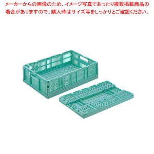 リス 卵パック用折りたたみコンテナ RS-M615【運搬用コンテナ フードコンテナー 業務用】【ECJ】