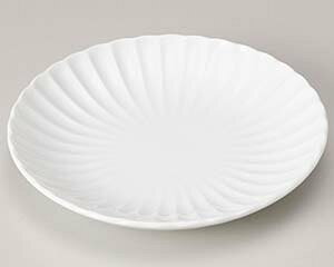 和食器 ヤ229-848 白菊15cm丸皿【ECJ】