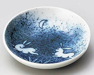 【まとめ買い10個セット品】和食器 テ235-198 吹うさぎ箸置3.0皿【キャンセル/返品不可】【ECJ】