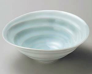 【まとめ買い10個セット品】和食器 タ264-248 青白磁うず潮6.0鉢【キャンセル/返品不可】【ECJ】