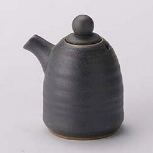 和食器 ユ295-078 錆黒汁次(大)【ECJ】