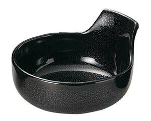 和食器 ユ435-338 油滴天目 大型とんすい【ECJ】