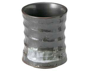 和食器 ト441-148 鉄結晶 ロクベ長湯呑(大)【ECJ】