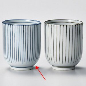 【まとめ買い10個セット品】和食器 ユ386-018 呉須細十草 湯呑【ECJ】