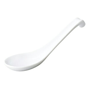 【まとめ買い10個セット品】和食器 カ654-328 アジアン(白) 白ラーメンレンゲ【ECJ】