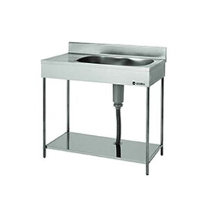 東製作所 アズマ 業務用一槽水切シンク ポータブルシリーズ EKPM1-1000R 【メーカー直送/後払い決済不可】【1槽 簡易 シンク 流し シンク 一槽 業務用 ステンレスシンク キッチン ステンレス 流