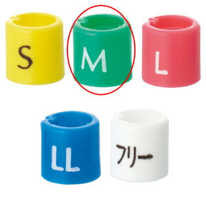 サイズチップ スリムタイプ M 緑 50個 61-200-10-2【演出・ディスプレイ用品 ハンガーオプション サイズチップ サイズチップ スリムタイプ】【店舗什器 小物 ディスプレー ハンガーチップ サイ