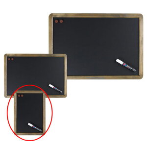 アンティークブラックボード(片面) A3 ブラウン 61-546-58-3【サイン・掲示用品 パネル・ボード 黒板・ボード アンティークブラックボード】【店舗什器 小物 ディスプレー 文具 消耗品 店舗備