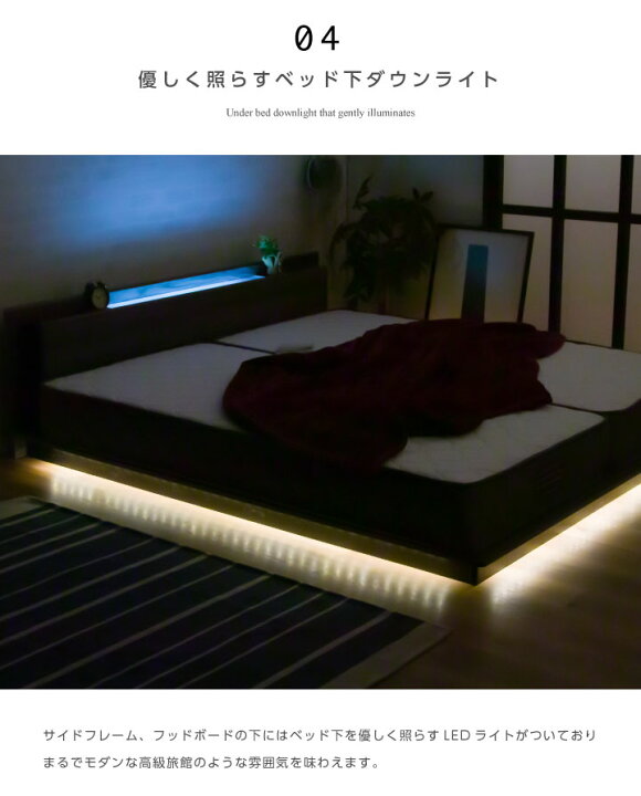 楽天市場】【ﾎﾟｲﾝﾄ5倍☆4月14日20時〜17日10時迄】ベッド ダブルベッド 