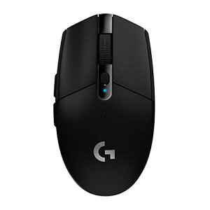 Logicool G �Q�[�~���O�}�E�X G304 LIGHTSPEED ���C�����X �Q�[�~���O �}�E�X �y�� 99g HERO 12K�Z���T�[ 6�v���O�����{�^�� 250���ԘA���g�p�\ �u���b�N PC windows mac �������K�i �y �t�@�C�i���t�@��