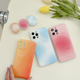 【ガラスフィルム付】 iphone12 ケース 大人かわいい mini pro max iphone11 アイフォン iphoneケース iphonexrケース iphone se 韓国 大人 女子 TPU グリップ グラデカラー 個性的 シンプル レディース お揃い