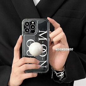 【ガラスフィルム付】 iphone13 ケース 韓国 iphone12 pro mini iphone11 アイフォン iphoneケース iphone13ケース iphone se ケース iphoneseケース グリップ スタンド ロゴ 透明 シンプル レディース