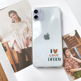 【ガラスフィルム付】 iphone15 ケース かわいい 可愛い 韓国 クリアiphone14ケース iPhone13 ケース iPhoneseケース iPhoneケース iphone12 ケース おしゃれ Galaxy s24 s23 ILOVEDADDY デザイン クリア