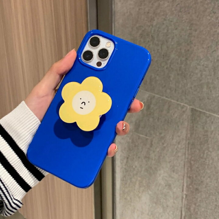 楽天市場 スマホグリップ 韓国 花 グリップトック フラワー 花 レディース おもしろ かわいい お揃い 落下防止 スマホリング スマホスタンド Griptok スマホホルダー アクセサリーショップエクラン
