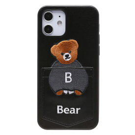 iPhone16 ケース かわいい 韓国 クリア クマ iPhone16 Pro ケース iphone15 ケース iphone14 ケース iPhone13 ケース iphone12 ケース iPhonese ケース iPhone ケース 刺繍 スマホケース おしゃれ カード収納 くま テディベア 大人