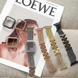 apple watch バンド レディース iwatch アップルウォッチ series 1 2 3 6 5 4 SE 38mm 40mm 42mm 44mm ベルト バンド 合金 シルバー ゴールド おしゃれ 韓国 かわいい 大人 お洒落