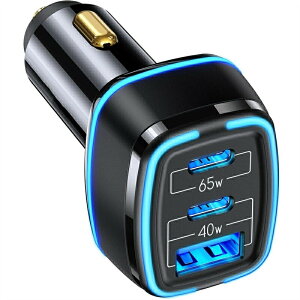 105W VK[\Pbgusb 3|[g PD&QCΉ J[`[W[ 3䓯[d ^ }[d PD3.0 65W 20W PPS 45W ԍڏ[d QC4.0 20W yUSB Type C ×2 USB A ×1z 12V24Vp ԗpCharge MacBook Pro iPhone iPad Galaxy Xp