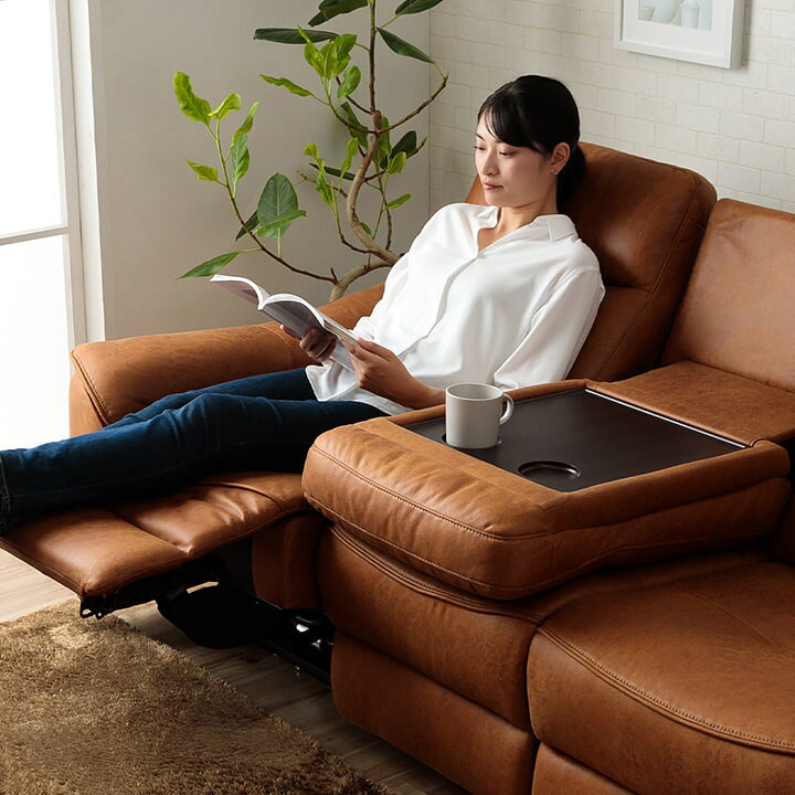 楽天市場】【エントリーでP10倍！】 電動 リクライニングソファー  