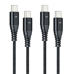 [dP[u USB[dP[u }[dΉ 1.8m 1.2m 2{Zbg [d f[^] ʐMP[u 480Mbps  Vo[ bh usb-c to usb-c ^CvC Type-CP[u ledCgt PDΉ 100W 5A f