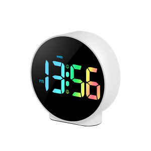 LEDデジタル時計 置き時計 アラーム 卓上時計 多機能時計 目覚まし時計 デジタル数字 大音量 明るさ調整 2組アラーム ダブルアラーム 寝坊防止 カチカチ音がしない 睡眠を邪魔しません シン