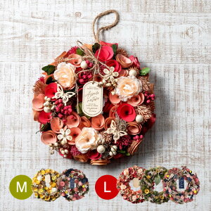 リース ドライフラワー / 母の日 誕生日 クリスマス プレゼント 結婚祝い 新築祝い 開業祝い 記念日 ギフト 送料無料 春リース 人気 ナチュラル かわいい ピンク 初売り おしゃれ ラッピン