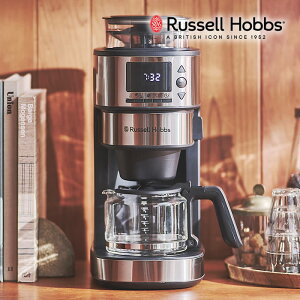 Russell Hobbs ���b�Z���z�u�X �S�����J�t�F�h���b�v �^ �~���t�� �R�[���� 6cups �҂��ڒ��� �Z�x���� �\��^�C�}�[ �ۉ� �K���X�T�[�o�[ �X�e�����X �L�b�`���Ɠd �����Ɠd JGS