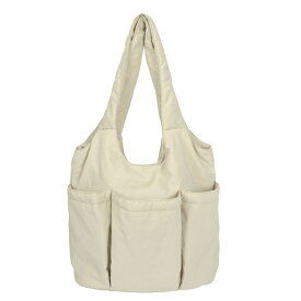 トートバッグ レディース 軽量 ナイロン 肩掛けバッグ 大容量 ナイロンバッグ ファスナー付き 推し活 バッグ トートバッグ 通勤バッグ 軽い b5 きれいめ トート 自立 マチ広 マザーズバッグ シンプル 無地 収納 ポケット多い 丈夫 おしゃれ かわいい