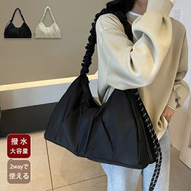 トートバッグ 大きめ かわいい レディース A4サイズ ナイロントートバッグ 軽量 大容量 肩掛けバッグ 大容量 サブバッグ A4 横 2way ショルダーバッグ 女性 カバン 旅行 おしゃれ 40代 50代 60代