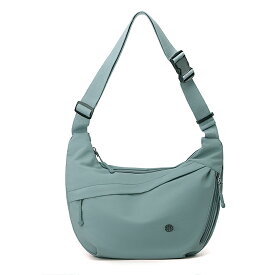 【先着50枚 クーポンで20%OFF&P2倍】ショルダーバッグ レディース 斜めがけ 大人 軽量 ナイロン ハーフムーンバッグ 三日月型 韓国 女性 カバン ラウンドショルダー プレゼント しっかり ファスナー付き 撥水 ポケット多い おしゃれ カジュアル ミニバッグ きれいめ 小さめ