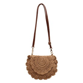 ショルダーバッグ 小さめ レディース 軽量 かごバッグ ショルダー ファスナー付き かごバッグ 斜めがけ ミニショルダーバッグ カゴバッグ 浴衣 夏 バッグ 籠バッグ 浴衣バッグ サマーバッグ 可愛い ストローバッグ リゾートバッグ おしゃれ 夏祭り お盆 2025 夏カバン 小さい